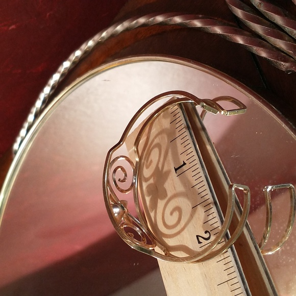 Krementz Two Toned Rose/Yellow Goldtone Bracelet - Vintage 1950s - Picture 8 of 8